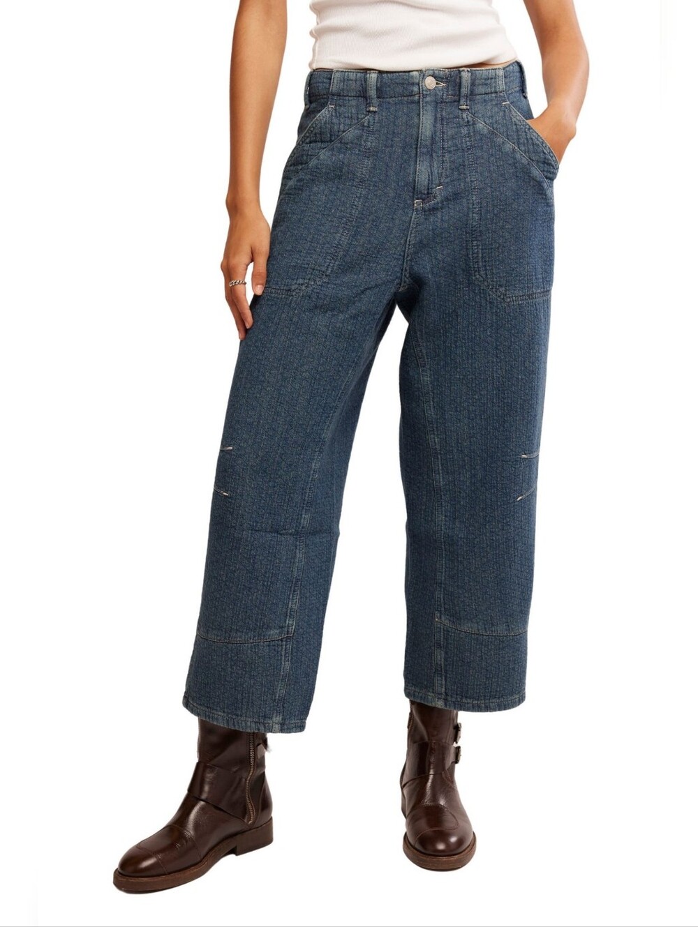 Free People We The Free Midnight Voyage Harem Jeans • Medium